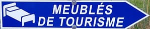 Panneau meublé de Tourisme