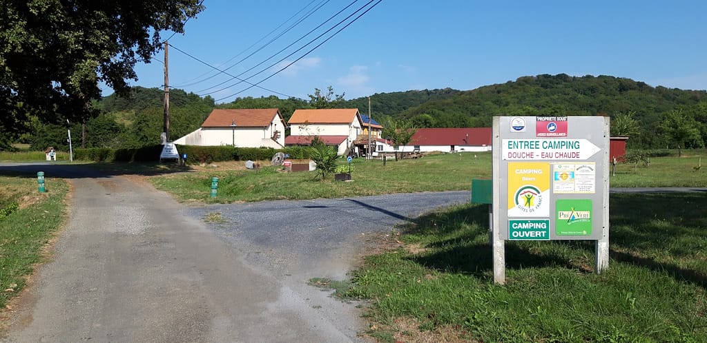 Entrée Lespielle camping