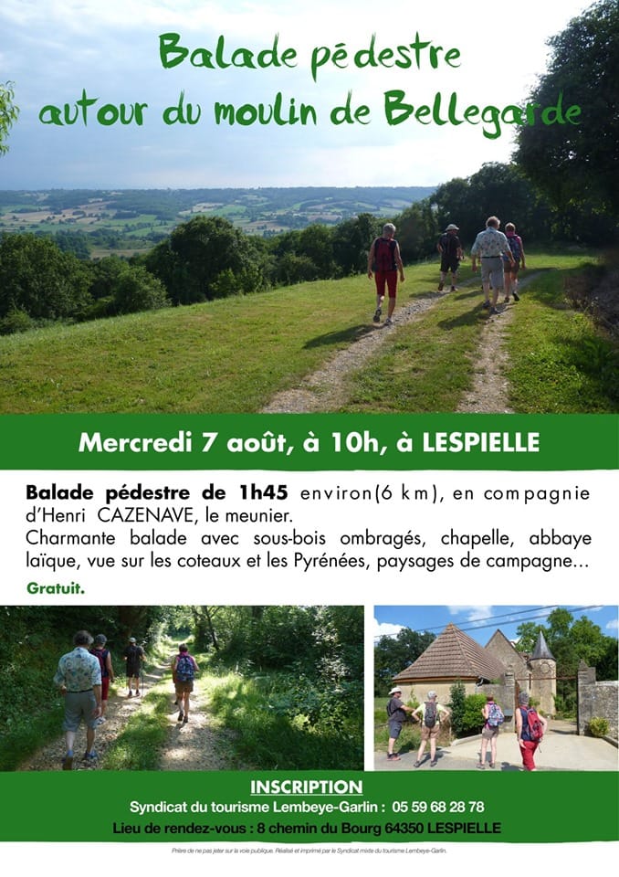 sorties balades accompagnées à Lespielle