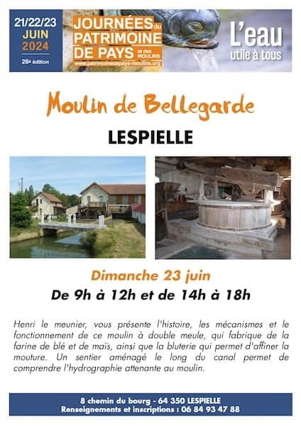 Journées des moulins 2024
Patrimoine de Pays